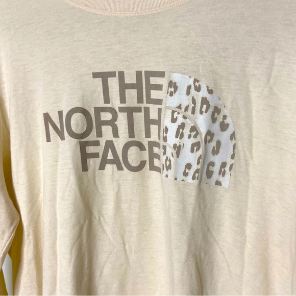 The North Face Tops - The North Face Leopard Print  Long Sleeve Shirt XL